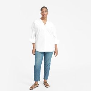 Everlane Poplin V Tunic